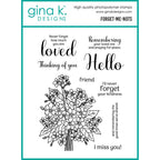Gina K Designs Forget-Me-Nots Stamps as53
