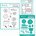 Gina K Designs Life in Full Bloom Stamps Dies and Stencils