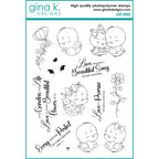 Gina K Designs Love Birds Stamps dg08