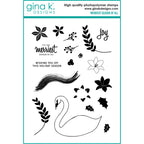 Gina K Designs Merriest Season of All Clear Stamps lh51