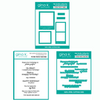 Gina K Designs Picture Perfect Greetings and Frames Stamps and Dies final