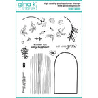 Gina K Designs Secret Garden Stamps lh53