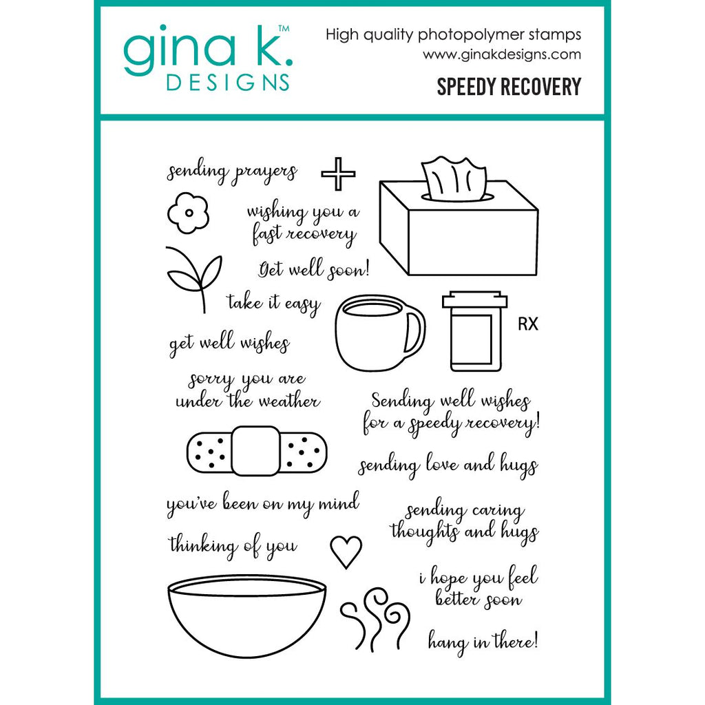 Gina K Designs Speedy Recovery Stamps bs84