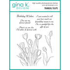 Gina K Designs Tranquil Tulips Stamps hs79