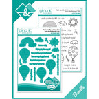 Gina K Designs Up, Up, and Away Stamps and Dies Bundle bsdie0519