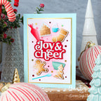 Simon Says Stamp Gingerbread House Fun Wafer Dies s1044 Sugar and Spice Holiday Card | color-code:ALT01