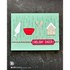 Simon Says Stamp Gingerbread House Fun Wafer Dies s1044 Sugar and Spice Holiday Card