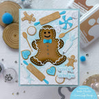 Simon Says Stamp Pawsitively Saturated Re-Inker Gingerbread ssr093 Christmas Card