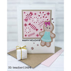 Simon Says Stamp Stencils Holiday Candies 1031st Christmas Card
