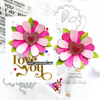 Simon Says Stamp Glitter Cardstock Be Mine 6x6 sss328 Smitten Love Card and Tag | color-code:ALT03