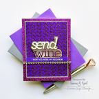 Simon Says Stamp Glitter Cardstock Be Mine 6x6 sss328 Smitten Friend Card