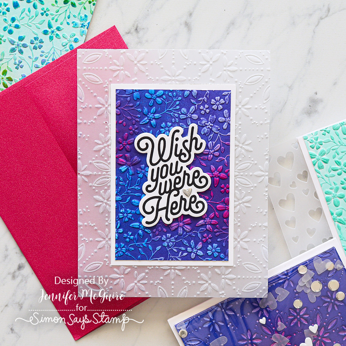 CZ Design Good Greetings 1 Wafer Dies czd280c Miss You Card | color-code:ALT03