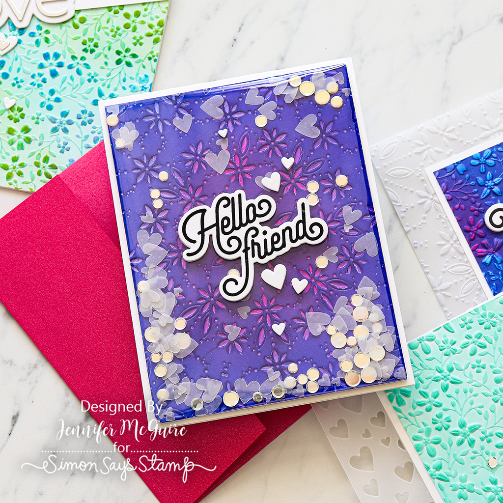 CZ Design Good Greetings 1 Wafer Dies czd280c Friend Card | color-code:ALT06