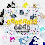 Simon Says Stamp Grad Balloons Wafer Dies 1075sdc Celebrate Grad Card | color-code:ALT01