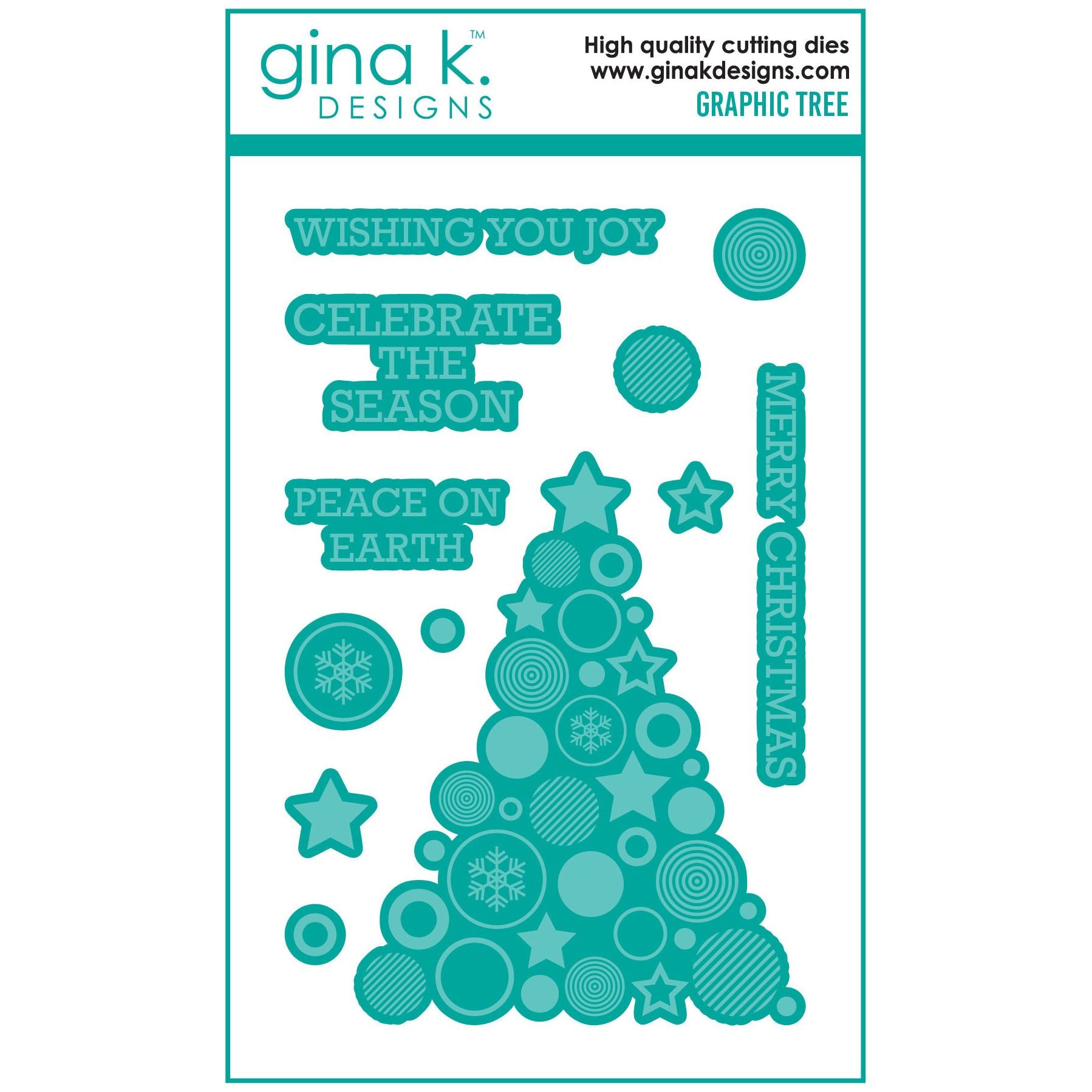 Gina K Designs Graphic Tree Coordinating Dies die0359
