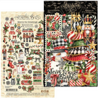Graphic 45 Merry-ful Greetings Ephemera Set 4503281