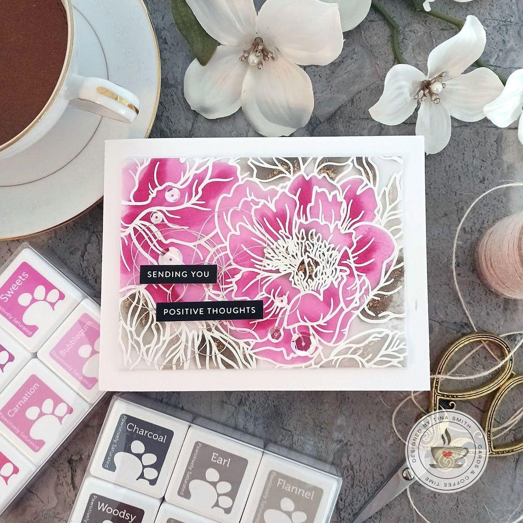 Simon Says Stamp Pawsitively Saturated Ink Cubes Gray Skies Cubes ssc600 Dear Friend Positive Thoughts Card | color-code:ALT02