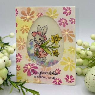 Simon Says Clear Stamp Groovy Daisies 1300ss Beautiful Moments Friend Card