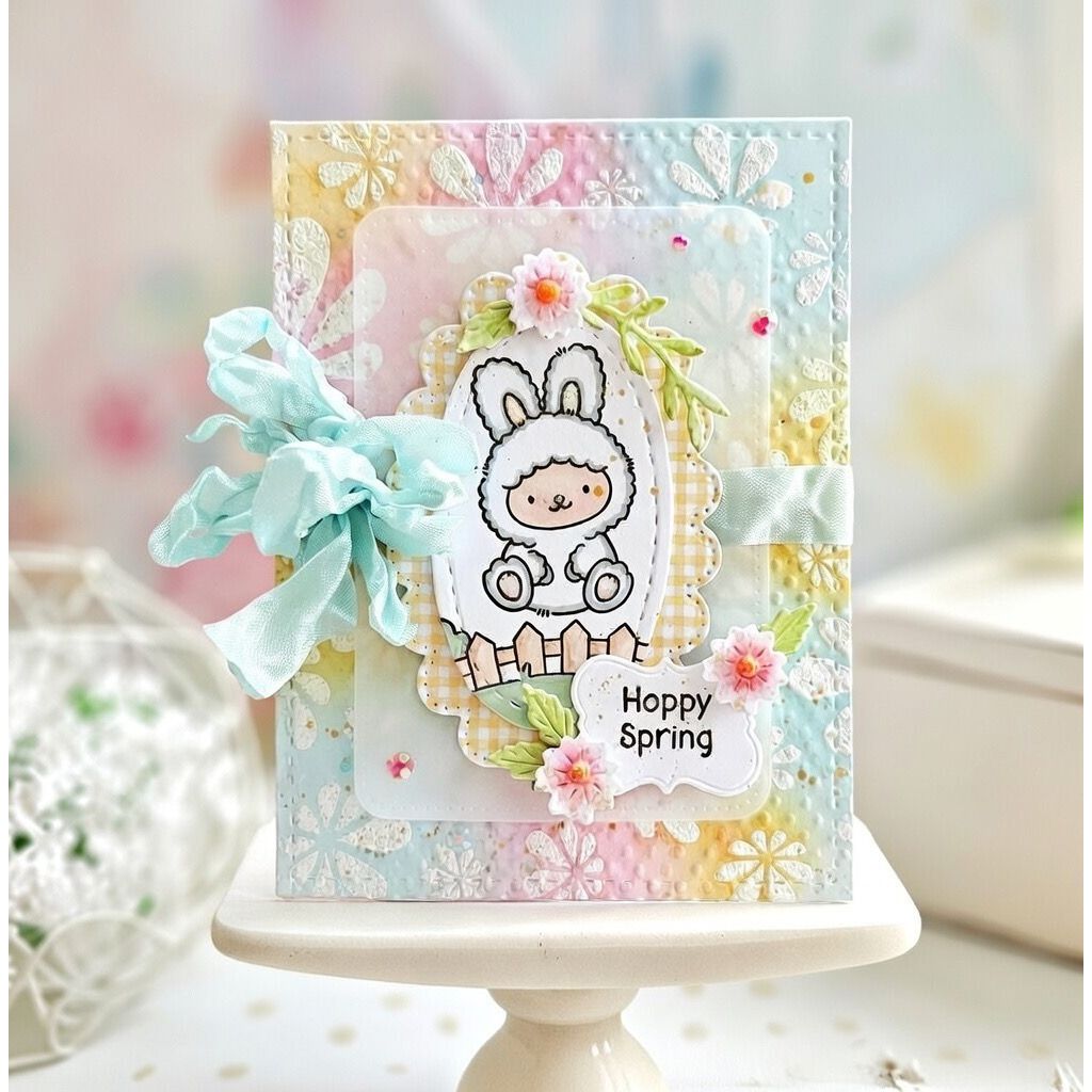 Simon Says Clear Stamp Groovy Daisies 1300ss Beautiful Moments Spring Card