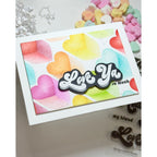 Simon Says Clear Stamps Groovy Wishes 3310ssc Heart to Heart