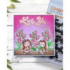 Simon Says Clear Stamps Groovy Wishes 3310ssc Heart to Heart