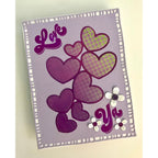 Simon Says Stamp Groovy Wishes Wafer Dies 1450sdc Heart to Heart