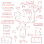 Honey Bee Storybook Fall Stamps And Dies Bundle