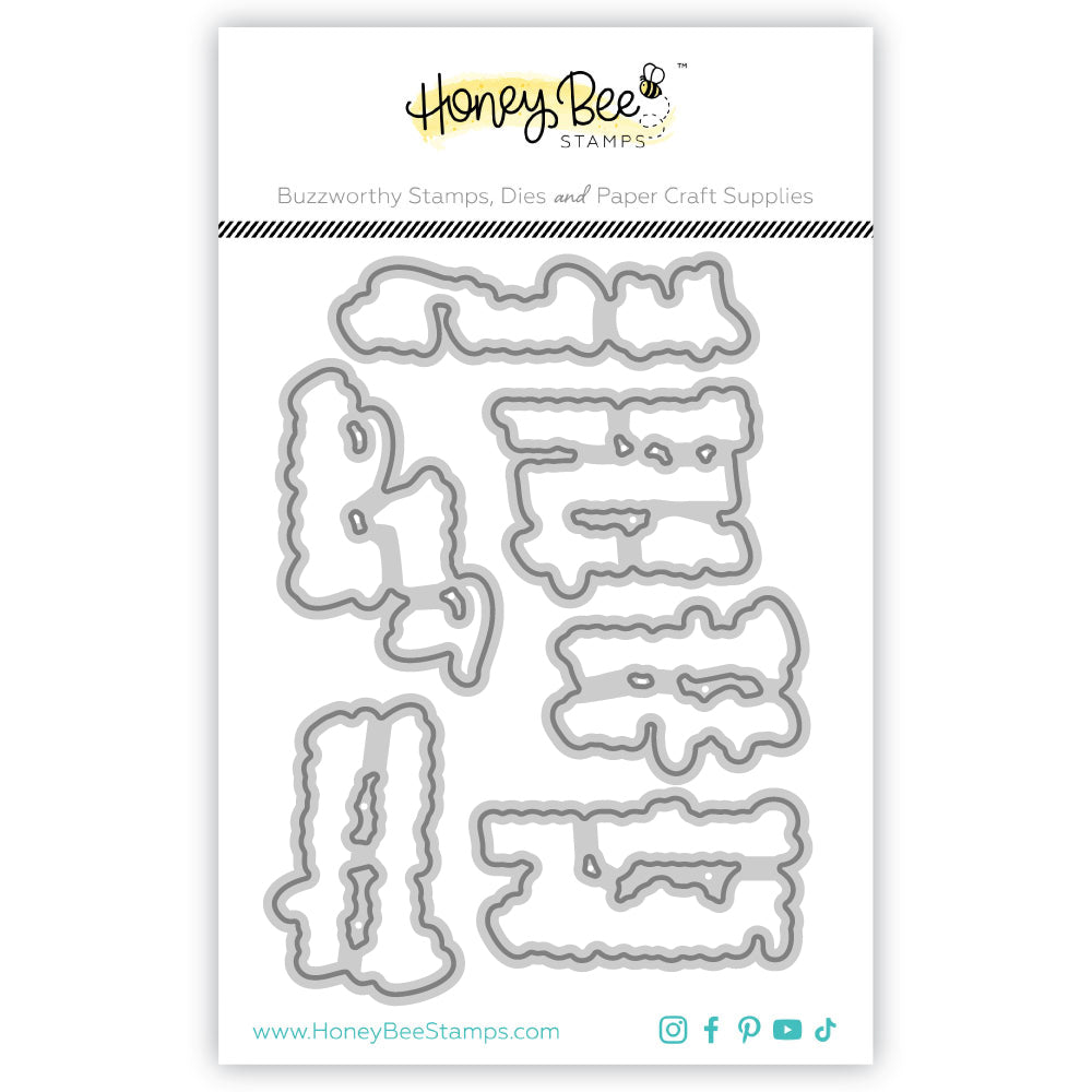 Honey Bee Hello Sweet Tea Clear Stamps And Dies Bundle