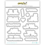 Honey Bee Sip Smile Repeat Clear Stamps And Dies Bundle