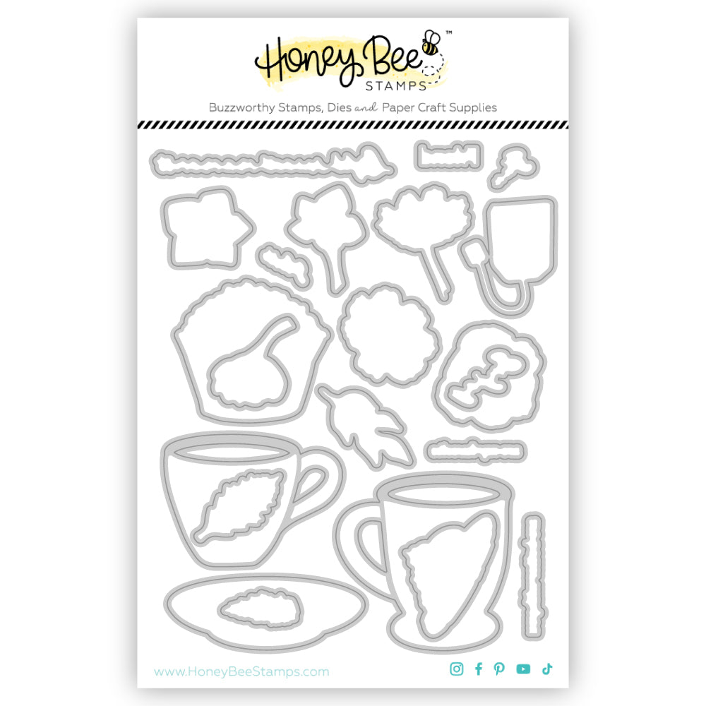 Honey Bee Life's Sweet Moments Clear Stamps And Dies Bundle