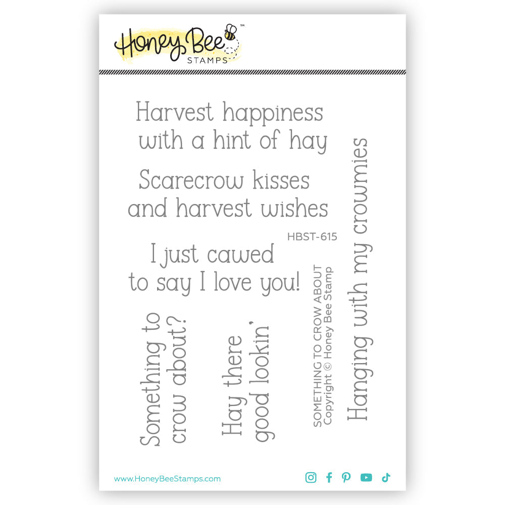 Honey Bee Something To Crow About Stamps And Dies Bundle*