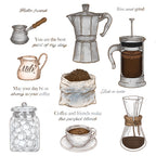 Honey Bee Rise And Grind Cling Stamps And Dies Bundle