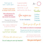 Honey Bee Grade A Teacher Clear Stamps And Dies Bundle