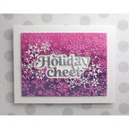 Tim Holtz Medium Distress Brayer tda75554 Holiday Embossing Folder Card | color-code:ALT98
