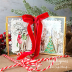 Tim Holtz Holiday Sketchbook Stamps with Simon Says Stamp Dies Bundle setho25 Christmas Decor