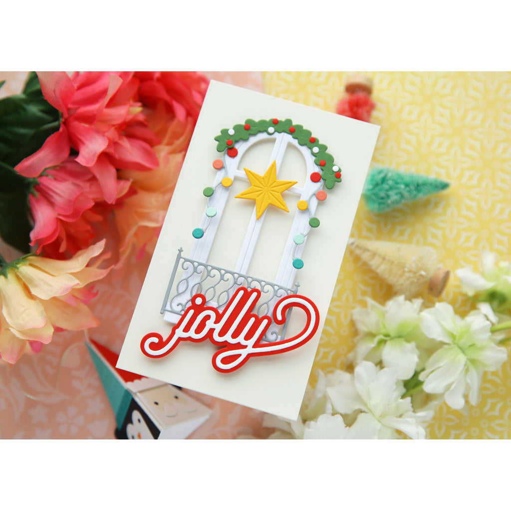 CZ Design Holiday Trio 1 Wafer Dies czd281 And Everything Nice Christmas Card