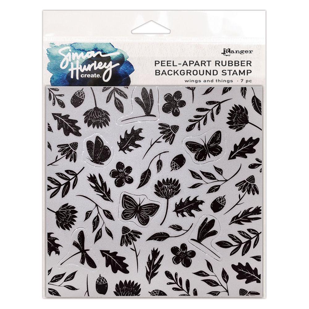 Ranger Simon Hurley Wings And Things Cling Stamps hur82521