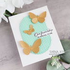 Simon Says Stamp Embossing Folder Halftone Dots sf543 Beautiful Moments Friend Card