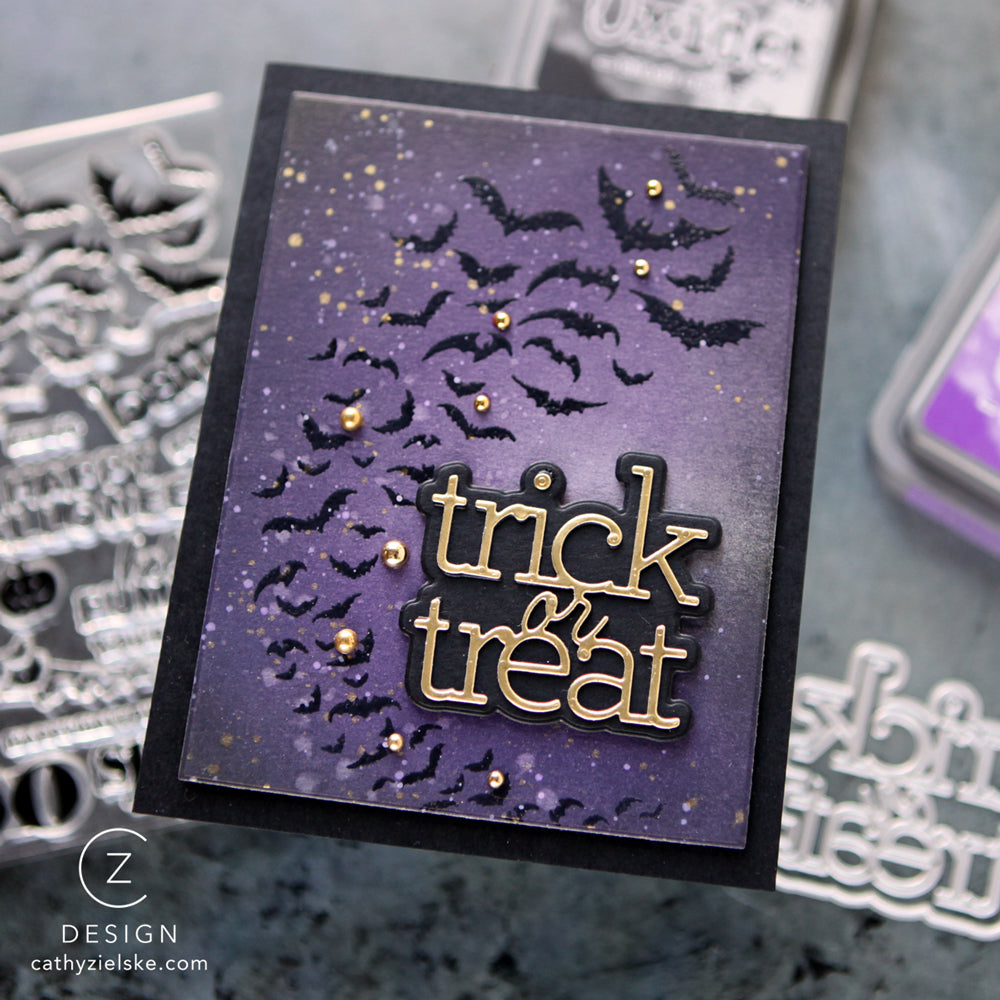 CZ Design Clear Stamps Halloween Basics cz398c STAMPtember Halloween Card
| color-code:ALT01