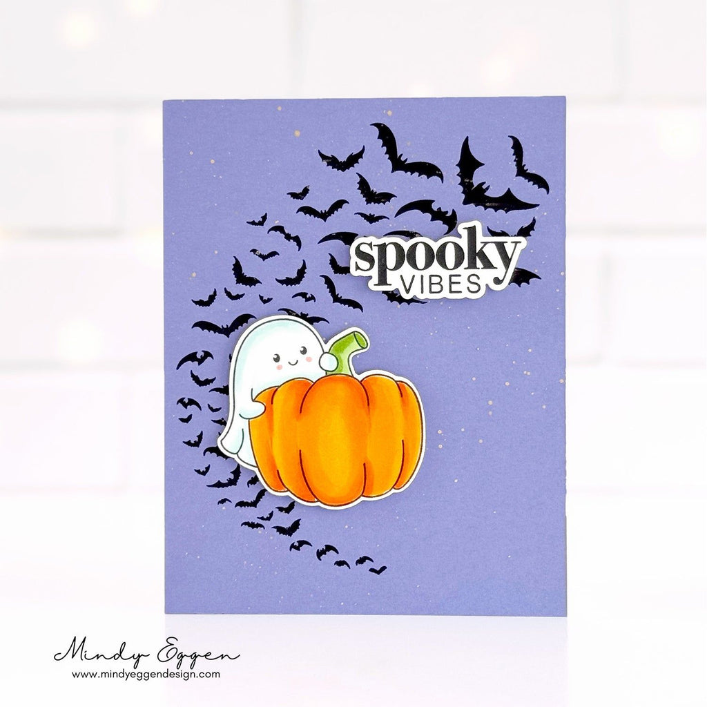 CZ Design Stamps and Dies Halloween Basics set1057hb STAMPtember Halloween Card