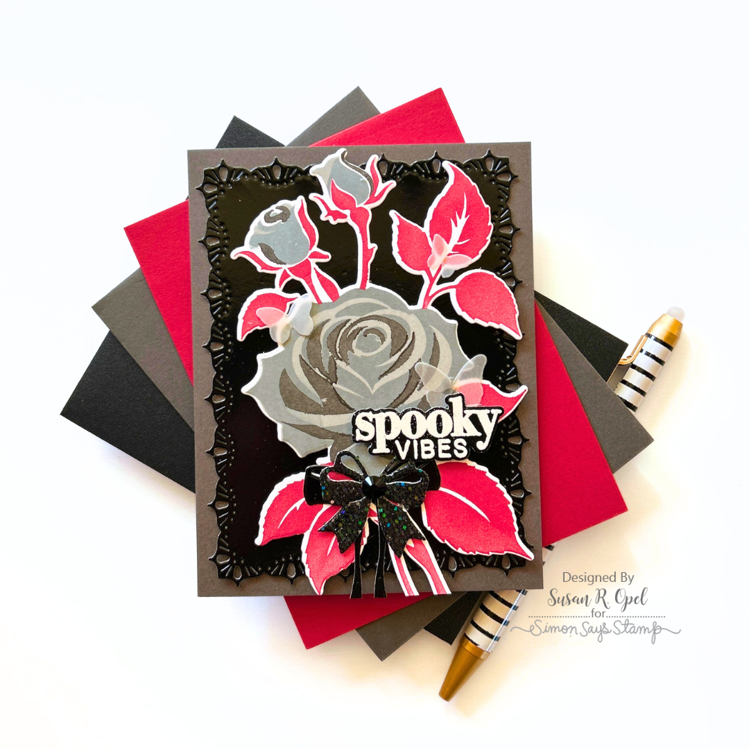 CZ Design Stamps and Dies Halloween Basics set1057hb STAMPtember Halloween Card