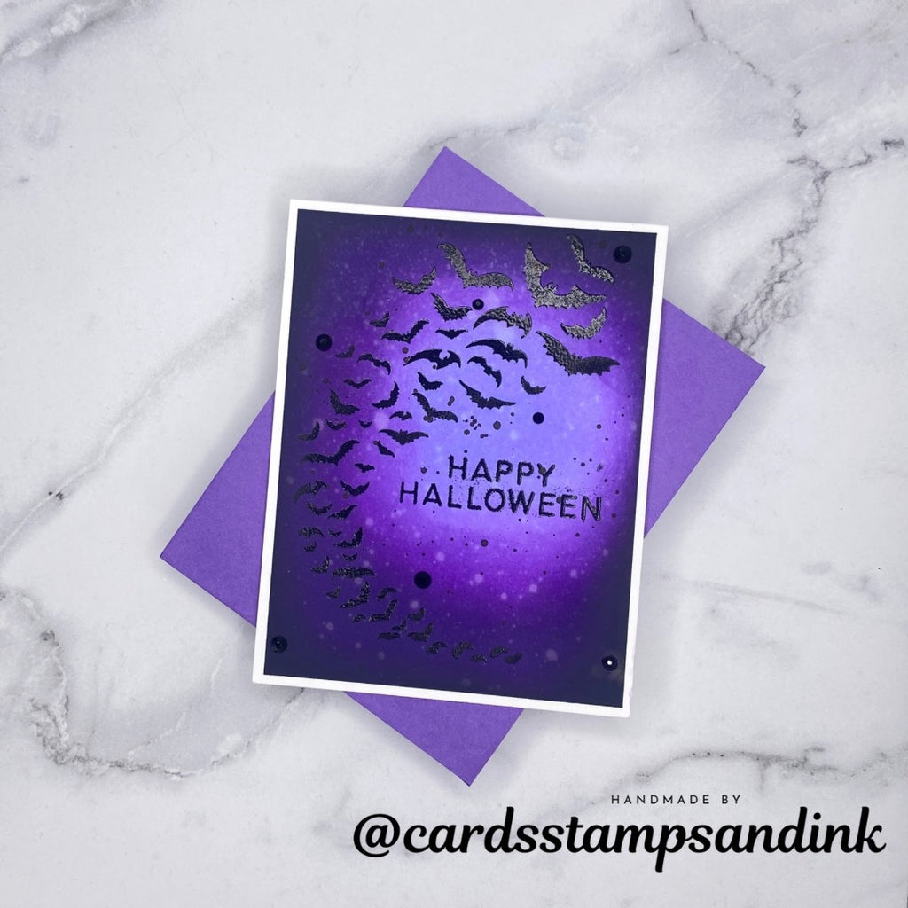 CZ Design Clear Stamps Halloween Basics cz398c STAMPtember Halloween Card