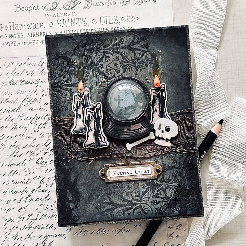 Simon Says Stamp Halloween Doodles Wafer Dies 437sss Halloween Card 