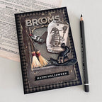 Tim Holtz Halloween Doodles Stamps with Simon Says Stamp Dies Bundle sethd25 Halloween Card