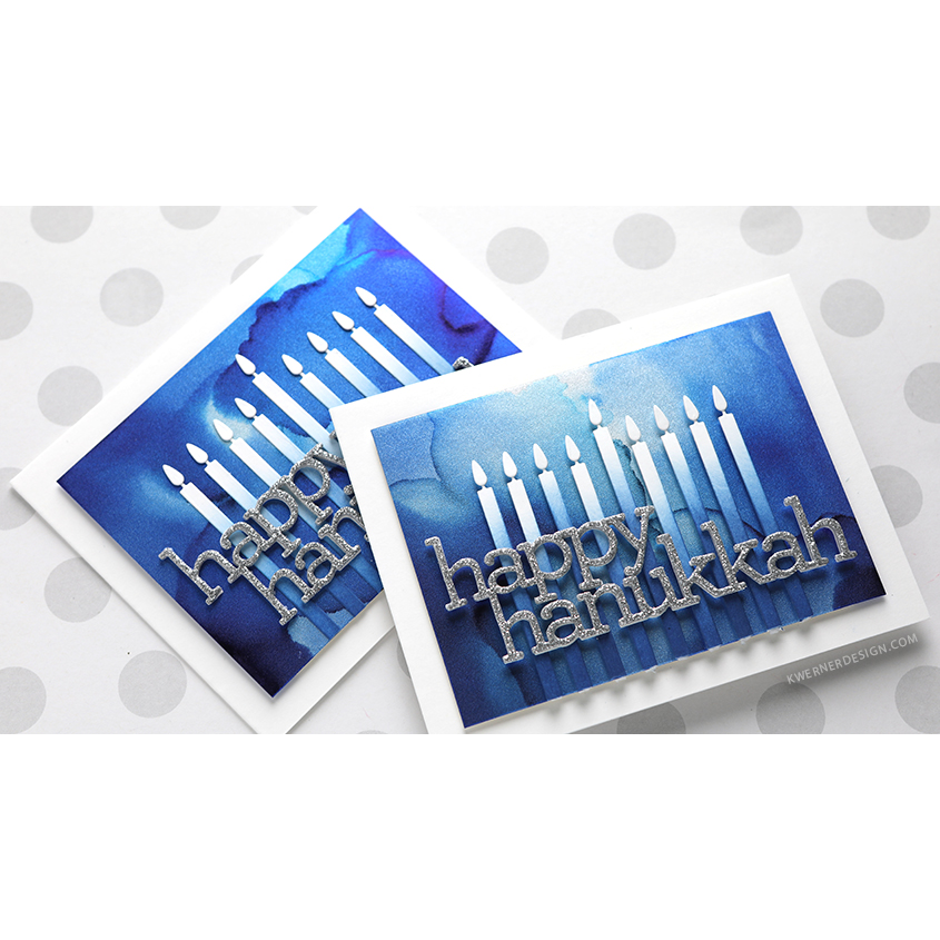 Simon Says Stamp So Many Candles Wafer Dies sssd112940 Diecember Hanukkah Card | color-code:ALT02