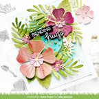 Lawn Fawn SET LONG DISTANCE HUGS Clear Stamps and Dies lfldh | color-code:ALT01