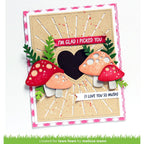 Lawn Fawn Happy Mushrooms Dies lf3315 Glad I picked you