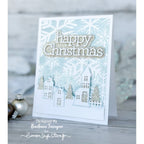 CZ Design Happy Christmas Wafer Dies czd216 Season Of Wonder Christmas Card | color-code:ALT03