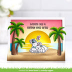 Lawn Fawn Set Happy Couples Clear Stamps and Dies happily ever after