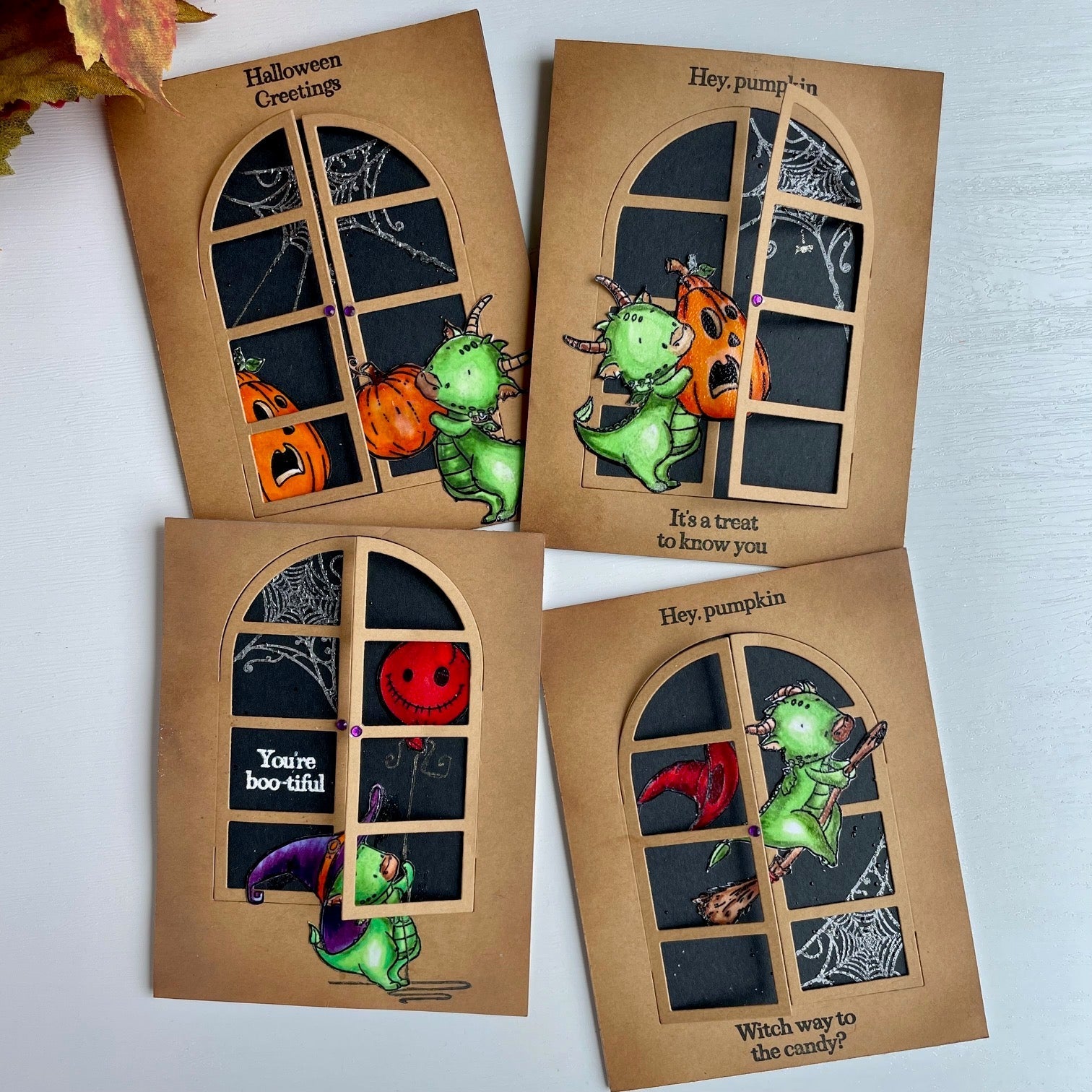 Simon Says Stamps and Dies Happy Hauntings set660hh Stamptember Halloween Cards